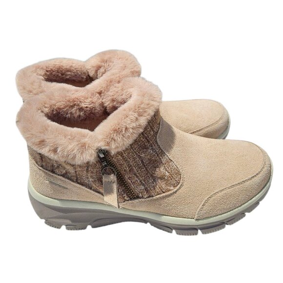 Sketchers Easy Going Cozy Inn Ankle Winter Boots - Picture 6 of 8